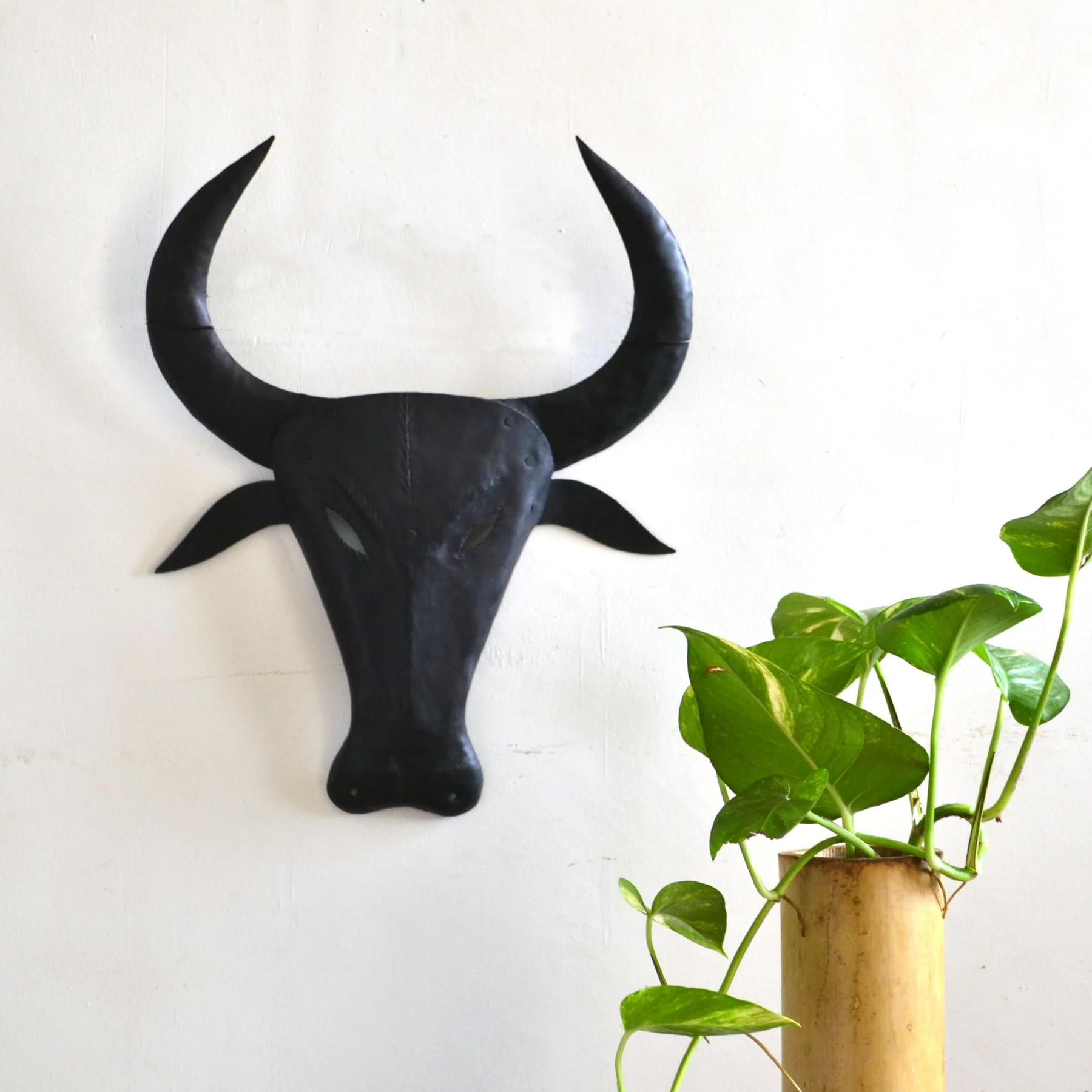 WIM015_0_1800x1800 (1) Wrought Iron Bull Mask - Wim015 - Image 1